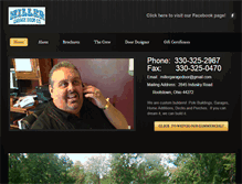 Tablet Screenshot of millergaragedoor.com